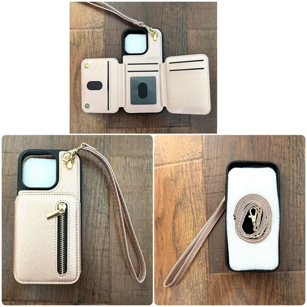 iPhone 16 crossbody wallet case, NWOT